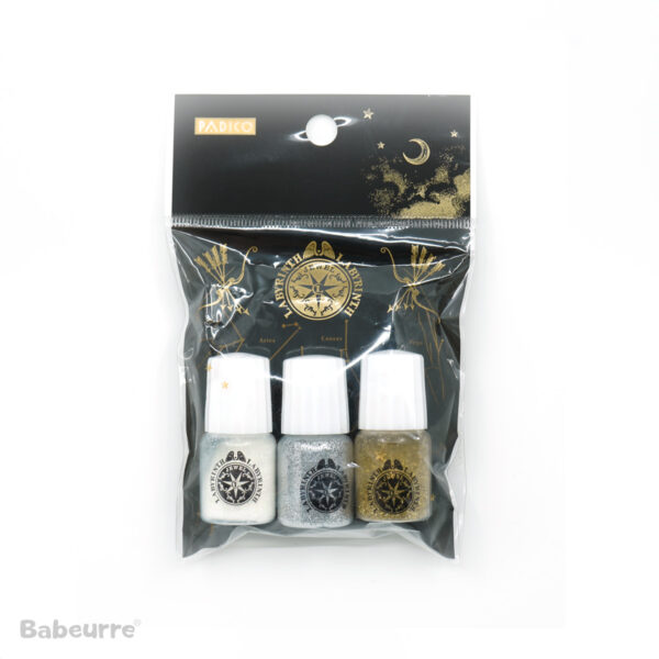 Glitterset Gold (parelmoer, zilver en goud)